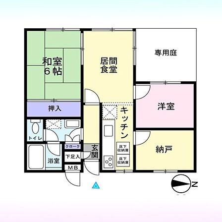 3DK 間取り