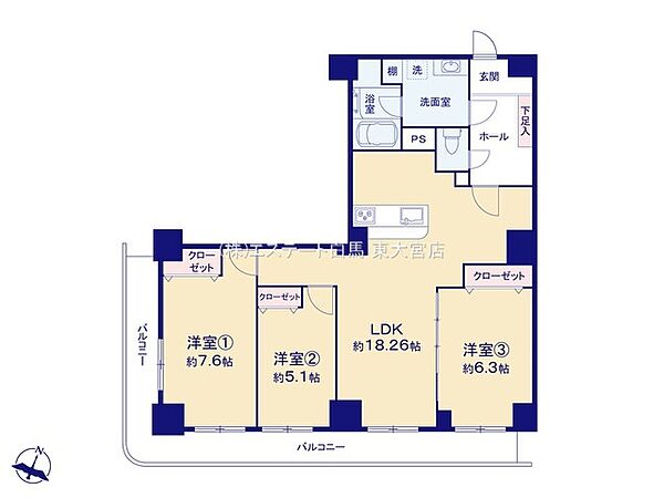 間取りを拡大表示