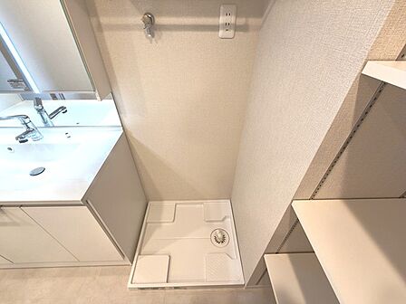 洗濯機防水パンがあります。