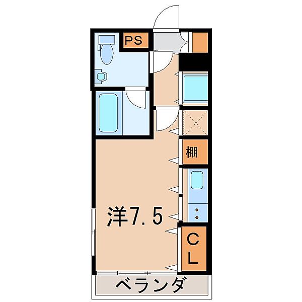 ノヴェルマンション443 511｜福島県福島市鎌田字下釜(賃貸マンション1R・4階・24.84㎡)の写真 その2