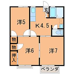 クレシェンドームA 2階