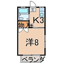 乙女ハイツ 207 ｜ 福島県福島市鎌田字橋本72（賃貸アパート1K・2階・23.18㎡） その2