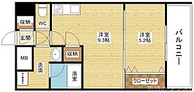 スプランディッド三国I  ｜ 大阪府大阪市淀川区三国本町3丁目（賃貸マンション1LDK・9階・36.81㎡） その2