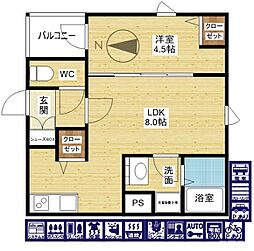 HGS服部天神 1階/-