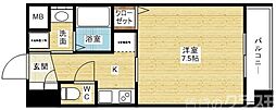 ウィルドゥ新大阪 1Kの間取図画像