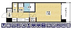 PARKFLATSESAKA 1Kの間取図画像