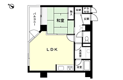 クリオ強羅壱番館 1LDKの間取図画像