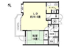ナイスシーン強羅参番館 1LDKの間取図画像