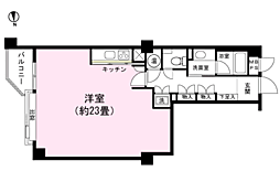 ディセント強羅 ワンルームの間取図画像