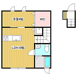 TRESAKURA 1LDKの間取図画像
