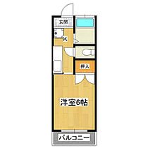 沼尻ハイツＡ 201 ｜ 茨城県つくば市春日4丁目（賃貸アパート1K・2階・18.60㎡） その2