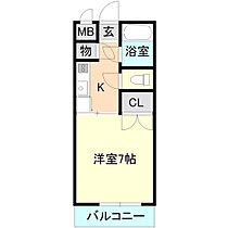 ルーブルマンション 102 ｜ 茨城県つくば市天久保2丁目（賃貸マンション1K・1階・23.18㎡） その2