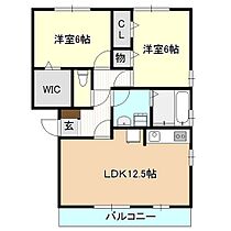 カーサ　フェリーチェＡ・B B305 ｜ 茨城県つくば市花畑2丁目（賃貸アパート2LDK・3階・60.88㎡） その2