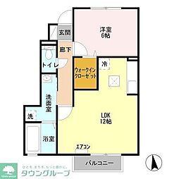 ARK 1階1LDKの間取り