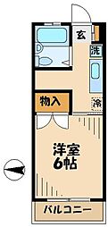 ＦＬＡＴ　ＨＯＵＳＥ 1階1Kの間取り