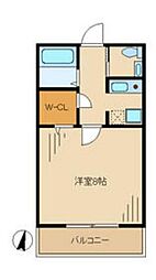 フォワード大塚 1階1Kの間取り