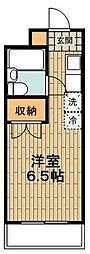 ケイエヌビル ワンルームの間取図画像