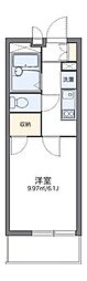 グランシャリオ 1Kの間取図画像