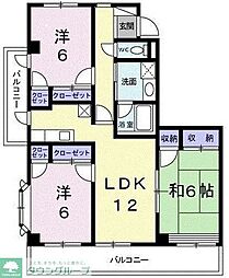 アピタシオンノーブル 3LDKの間取図画像