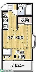 シティハイツ東秋留 ワンルームの間取図画像