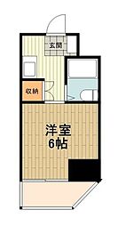 エトワール明神町 ワンルームの間取図画像