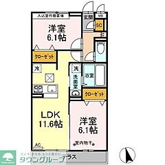物件の間取り