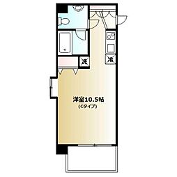 ライラック ワンルームの間取図画像