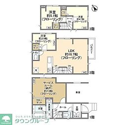 Ｋｏｌｅｔ芦花公園02 3SLDKの間取り
