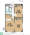 レジデンスミヤビ3階16.6万円