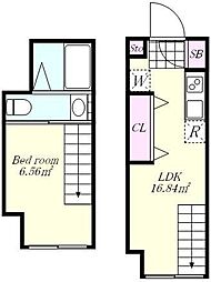 DUO　MAISON高円寺南 5階1LDKの間取り