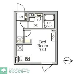 Aglaia 新宿西落合 ワンルームの間取図画像