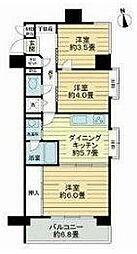 ライオンズマンション練馬 3DKの間取図画像