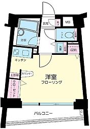 サンテミリオン目白西 ワンルームの間取図画像
