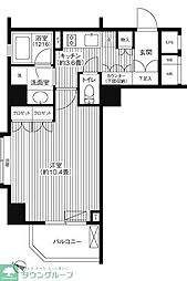 グランハイツ代々木 1Kの間取図画像