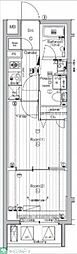 PREMIUMCUBE東高円寺 2Kの間取図画像