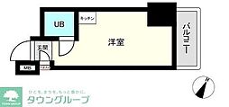 トップルーム新宿公園NO2 ワンルームの間取図画像