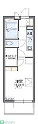 レオパレスウィステリア都立家政 1Kの間取図画像