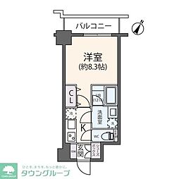 渋谷区代々木1丁目マンション 1Kの間取図画像