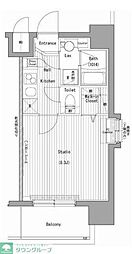 ガーラ・ステーション明大前 1Kの間取図画像
