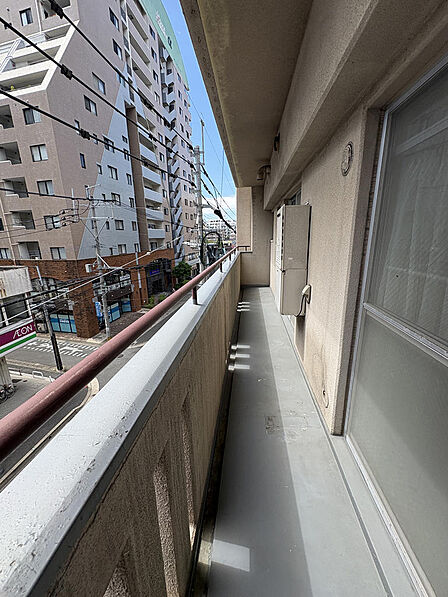 日当たりの良いバルコニーです。