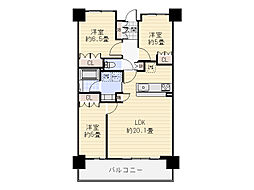 間取図画像 3LDK