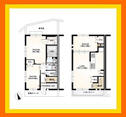 THE桜新町TERRACE 3LDKの間取図画像
