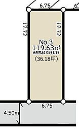 市川市真間5丁目　売地　3号地