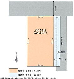 葛飾区東立石2丁目　中古戸建　借地権付建物 2DKの間取り