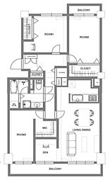 間取図画像 3LDK