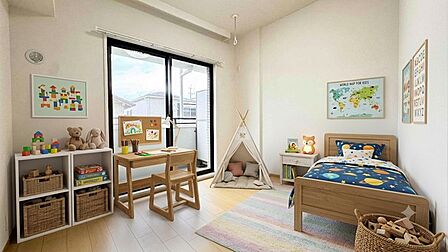 広すぎないスペース。 お子様のお部屋や書斎など、新居での生活の夢が膨らみますね! ※家具はイメージです。