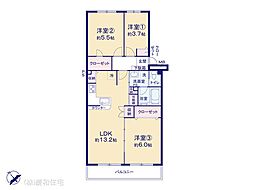 行徳コリーナ 3LDKの間取図画像