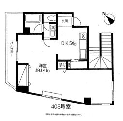 みまつマンションみまつビル 2DKの間取図画像