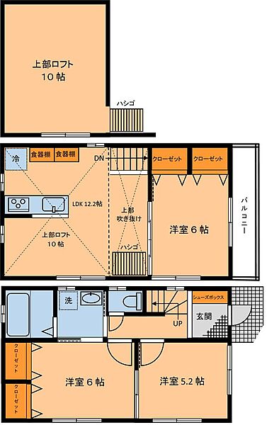 間取りを拡大表示