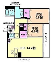 シャーメゾン　リュクス  ｜ 大阪府豊中市曽根西町2丁目（賃貸マンション2LDK・1階・65.09㎡） その2